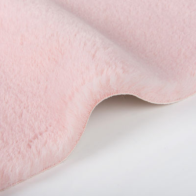 Tricot Knitted Rabbit Fur Fabric Medium-to-High Grade for Home Textile Garment and Carpet