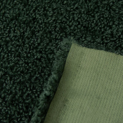 Knitted Medium Weight 100% Polyester Teddy Fabric for Garment Customized Packaging