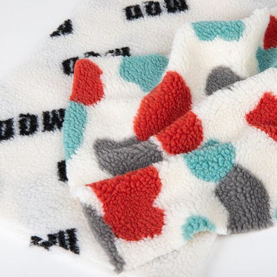 Printing Style PU Coated Popular Lamb Wool for Control in Clothing Production