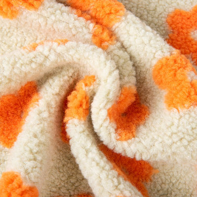 Printing Style PU Coated Popular Lamb Wool for Control in Clothing Production