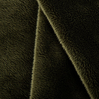 100% Polyester Soft Sherpa Fleece Short Fur Fabric For Toy Coat Customizable