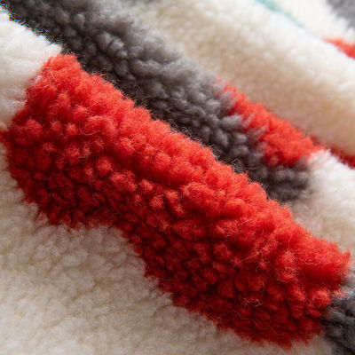 Printing Style PU Coated Popular Lamb Wool for Control in Clothing Production