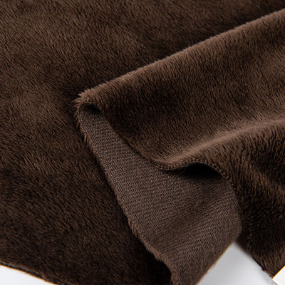 100% Polyester Soft Sherpa Fleece Short Fur Fabric For Toy Coat Customizable