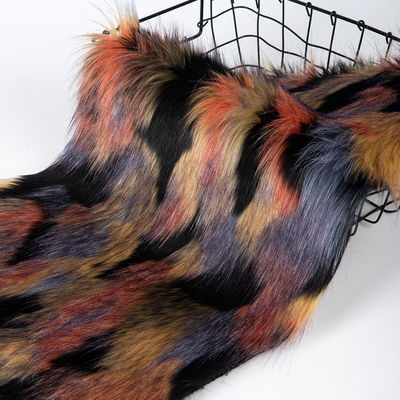 100% Acrylic Front Material Contact Density High Density Faux Fur Fabric for Garments