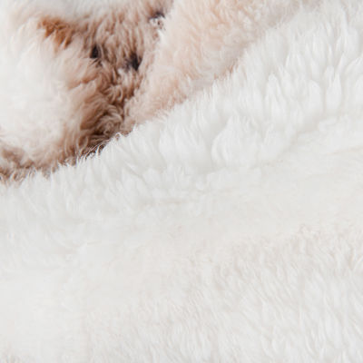 Soft and Cozy Teddy Bear Print Fleece Fabric for Kids Wear 100% Polyester Customized