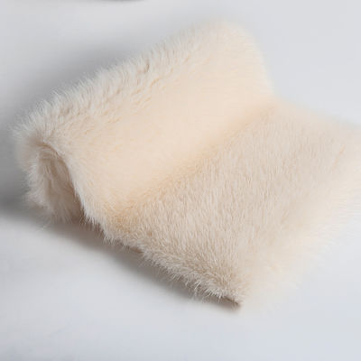 100% Polyester High Weight Sherpa Artificial Fur For Winter Clothing Production