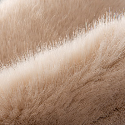 100% Polyester High Weight Sherpa Artificial Fur For Winter Clothing Production