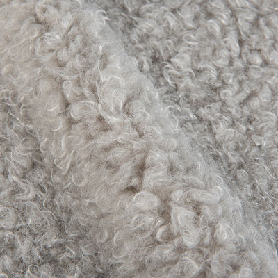 Flannelette Circles Curly Fabric 100% Polyester Fleece Teddy for Fashionable Garment