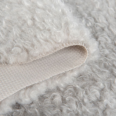 Flannelette Circles Curly Fabric 100% Polyester Fleece Teddy for Fashionable Garment