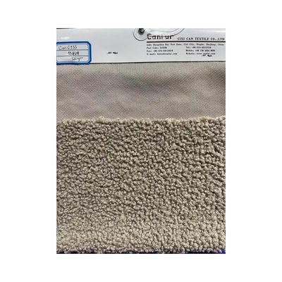 Soft and Versatile 100% Polyester Solid Color Knitted Teddy Fleece Fabric for Garment