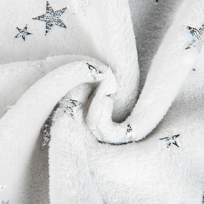 Sparkling Sequin Flannel Fleece for Home Textiles and Lingerie 100% Polyester Brushed