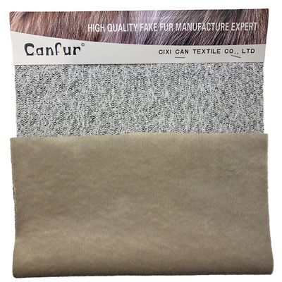 Lightweight 100% Polyester Sherpa Fur Bonded Super Soft Fur Fabric