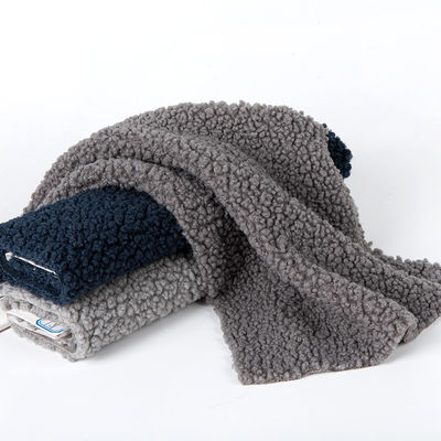 Soft and Cozy 100% Polyester Solid Color Sherpa Fleece Fabric for Fashional Jackets