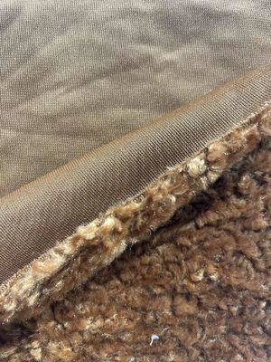 Stain Repellent Hometextile Polyester Teddy Fabric for Garment and Sofa Selection