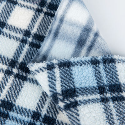 100% Polyester Textile Sherpa Fleece Fabric for Garment Hard Sherpa Printed Design
