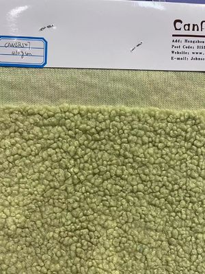 100% Polyester Home Textile Teddy Fabric For Sofa Customized Yarn Count