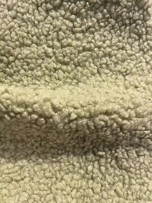 100% Polyester Home Textile Teddy Fabric For Sofa Customized Yarn Count
