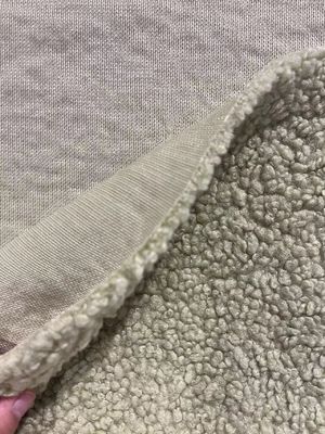 100% Polyester Home Textile Teddy Fabric For Sofa Customized Yarn Count