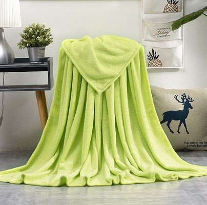 Soft Flannel Fleece Baby Blanket Small Size Plush Pile 5-8mm Anti-Static Ready to Ship
