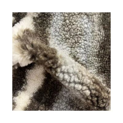 100% Polyester Sherpa Fleece Fabric in 58/60" Width for Customized Home Decoration