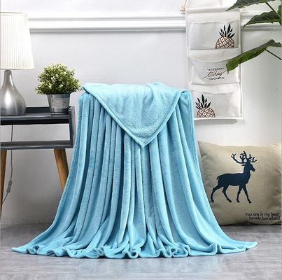 Soft Flannel Fleece Baby Blanket Small Size Plush Pile 5-8mm Anti-Static Ready to Ship