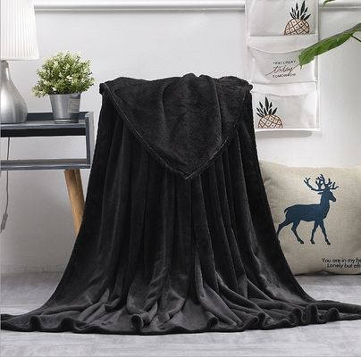 Soft Flannel Fleece Baby Blanket Small Size Plush Pile 5-8mm Anti-Static Ready to Ship