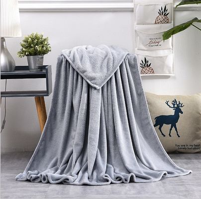 Soft Flannel Fleece Baby Blanket Small Size Plush Pile 5-8mm Anti-Static Ready to Ship