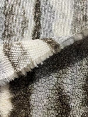 100% Polyester Sherpa Fleece Fabric in 58/60" Width for Customized Home Decoration