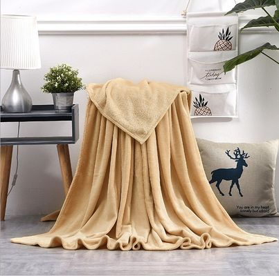 Soft Flannel Fleece Baby Blanket Small Size Plush Pile 5-8mm Anti-Static Ready to Ship