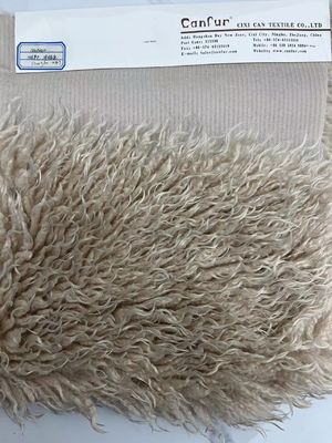 Versatile 100% Polyester Solid Color Knitted Terry Teddy Fur Velvet Fabric for Garment