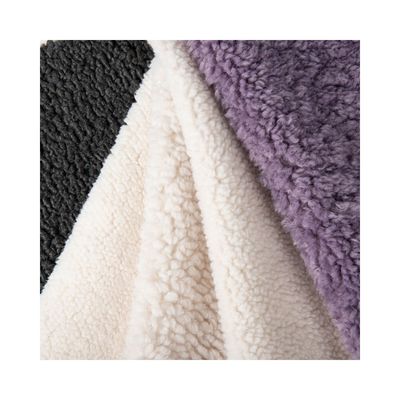 Popular Design Hometextile SOLIDS Pattern Polyester Suede Fabric for Garment and Sofa
