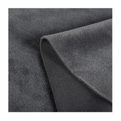 Plain Style 100% Polyester Short Fur Fabric for Home Textile Cushion and Jackets Making