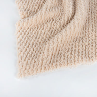 Plain Style Double Faced Sherpa Fleece Fabric for Garments and Blankets 58/60" Width
