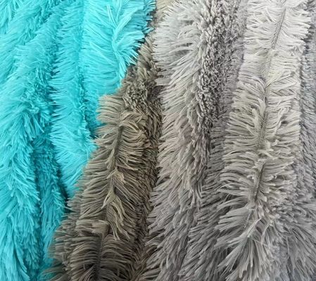Knitted PV Plush Toy Fabric with 100% Polyester Back Material and Durable Texture