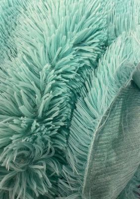 Knitted PV Plush Toy Fabric with 100% Polyester Back Material and Durable Texture