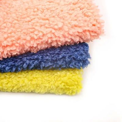 Front Material 100% Polyester Sustainable Recycled Sherpa Teddy Fabric for Home Textile