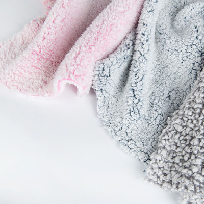 100% Polyester Soft Knitted Plush Fleece Shu Velveteen Fabric for Your Requirements