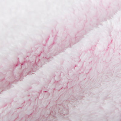 100% Polyester Soft Knitted Plush Fleece Shu Velveteen Fabric for Your Requirements