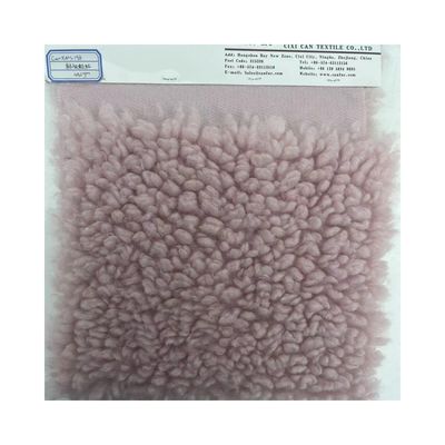 Soft and Warm 58/60" Heavy Weight Polyester Sherpa Fleece Fabric for Winter Garments