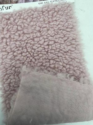Soft and Warm 58/60" Heavy Weight Polyester Sherpa Fleece Fabric for Winter Garments