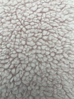 Soft and Warm 58/60" Heavy Weight Polyester Sherpa Fleece Fabric for Winter Garments