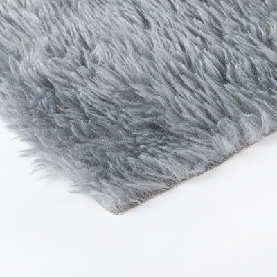 Garment Solid Dyeing Short Pile Acrylic Rabbit Fur Fabric 100% Acrylic Front Material