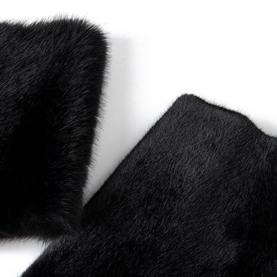 ODM Soft Artificial Fox Fur Fabric for Lady Coats and Jackets in 58/60" Width