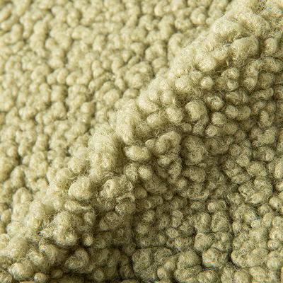 Fashional Plush Fabric 300gsm Sample Free for 100% Recycled Polyester Sherpa Teddy Fabric