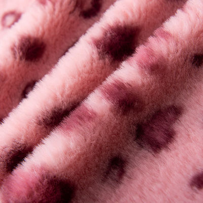 Plush Faux Rabbit Fur Fabric For Coat Scarf Shoes Bag Blanket In Popular Zebra Print