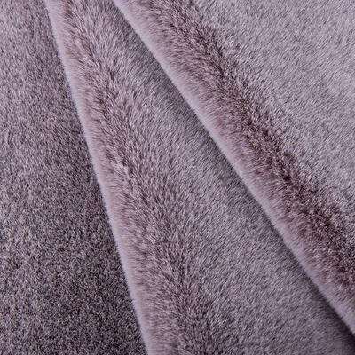 500meters Min Order Faded Color Faux Rabbit Fur Fabric for Garments Scarf Blankets