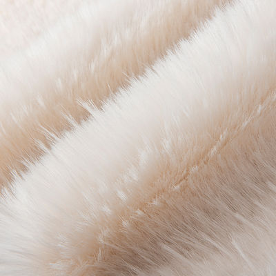 Custom Colors Body Faux Fur Fabric Knitted 100% Polyester for Lady's Coat Garments