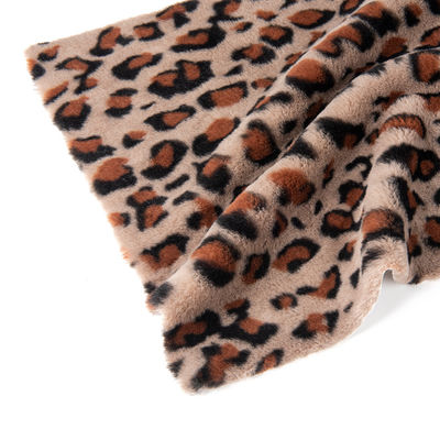 Weft Suede 100% Polyester Comfortable Plush Fur Fabric for Garment Custom Pattern