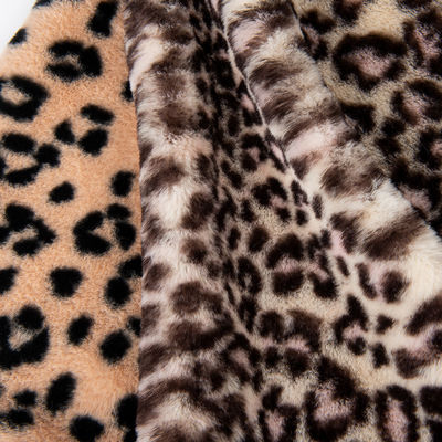 Weft Suede 100% Polyester Comfortable Plush Fur Fabric for Garment Custom Pattern