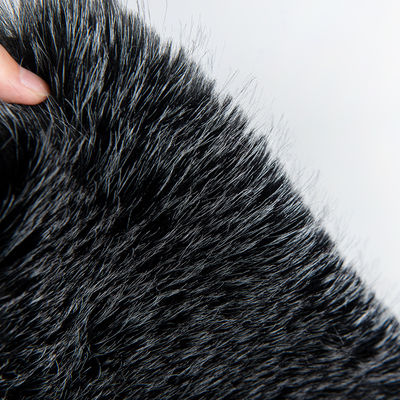 Long Pile Faux Fur Fabric For Garment Customization with 100% Arcylic Plush Material